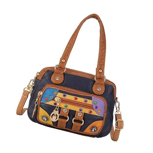 DIDILLX Damen Toted Handtaschen Ledertasche Geldbörse Stilvoll Casual Trendy Schulter Crossbody mit abnehmbaren Trägern Reißverschluss Schulter Kunstleder Geldbörsen, a, One Size DIDILLX Damen Toted Handtaschen Ledertasche Geldbörse Stilvoll Casual Trendy Schulter Crossbody mit abnehmbaren Trägern Reißverschluss Schulter Kunstleder Geldbörsen, a, One Size von DIDILLX