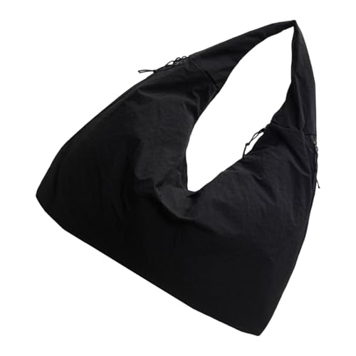 DIDILLX Elegante Damen Laptoptasche mit strukturiertem Schultergurt und Tragegriff oben praktische Schultertaschen Armpirt Geldbörse schöne Laptoptasche, Schwarz , One Size von DIDILLX