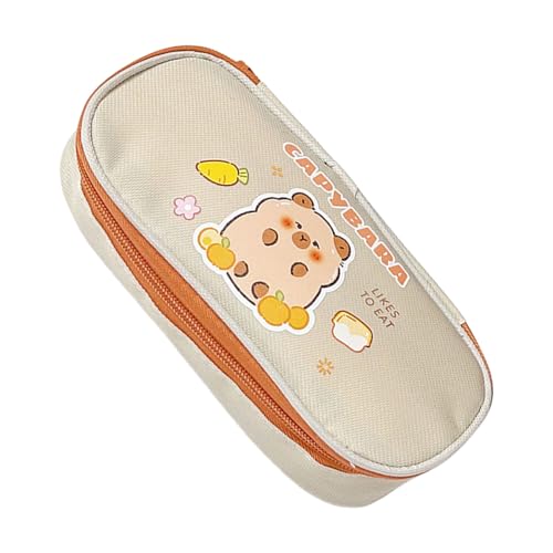 DIDILLX Federmäppchen mit großem Fassungsvermögen, Reißverschluss, Stifthalter, Bleistift-Organizer, geräumige Tasche, große Schreibwaren, Stift-Aufbewahrungstaschen, Schreibwaren-Organizer, C von DIDILLX