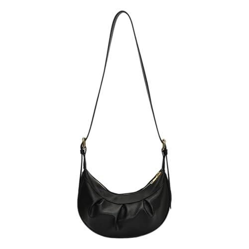 DIDILLX Kleine Umhängetaschen für Damen, Halbmonde, Umhängetasche, Hoboes, Handtaschen mit verstellbarem Riemen, Unterarm-Hoboes für Damen, Schwarz , One Size DIDILLX Kleine Umhängetaschen für Damen, Halbmonde, Umhängetasche, Hoboes, Handtaschen mit verstellbarem Riemen, Unterarm-Hoboes für Damen, Schwarz , One Size von DIDILLX