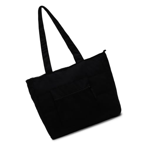 DIDILLX Leichte Nylon-Umhängetasche, lässige Handtasche, Unterarmtasche für Studenten und Profis, mit Organisation, große Kapazität, Schwarz , One Size DIDILLX Leichte Nylon-Umhängetasche, lässige Handtasche, Unterarmtasche für Studenten und Profis, mit Organisation, große Kapazität, Schwarz , One Size von DIDILLX
