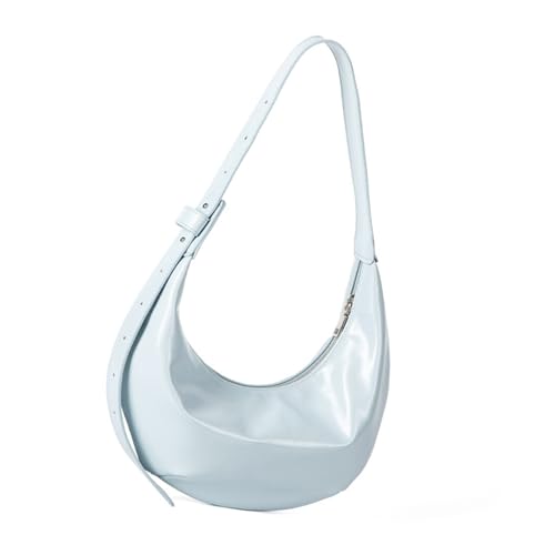 DIDILLX Modische Arnpit Umhängetasche, Umhängetasche, Handtasche mit Tragegriff oben, geräumige Kapazität, Unterarm-Handtasche für Damen und Mädchen, blau, One Size von DIDILLX