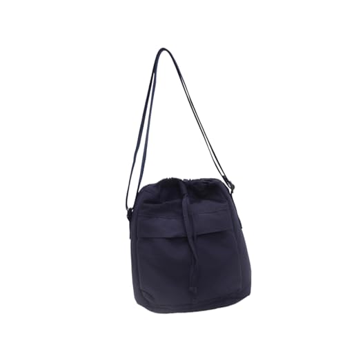 DIDILLX Modische Nylon-Umhängetasche für Damen, Schultertaschen mit verstellbarem Riemen und geräumigem Innenfutter, Reise-Eimer, B, One Size von DIDILLX