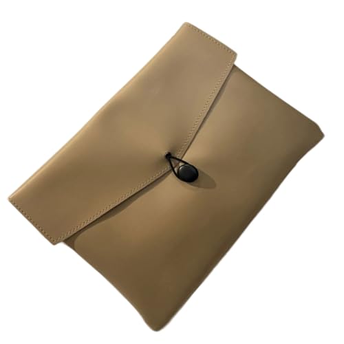 Moderne Abendtasche mit Umschlagstil, Premium-PU-Leder, Mehrzweck-Tragetasche, Arbeitshandtasche für verschiedene Anlässe, stilvolle Umschlag-Geldbörse, khaki, One Size von DIDILLX