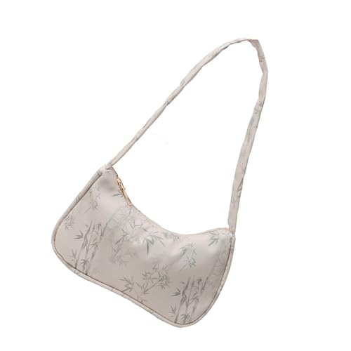 Moderne Nylon-Umhängetasche mit ergonomischem Design, leichte Unterarmtasche für Arbeit, Pendeln oder den täglichen Gebrauch, stilvolle Nylon-Umhängetasche, weiß, One Size von DIDILLX