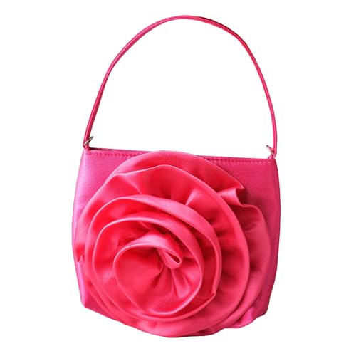Stilvolle Abendtasche mit Blumenmuster, luxuriöse Umhängetasche, geeignet für Abschlussbälle, Abendessen und Brautveranstaltungen, Brautjungfern, B, One Size von DIDILLX