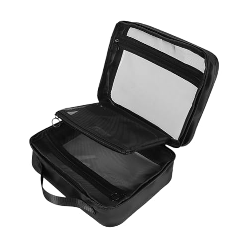 Transparente Kosmetiktasche, wasserdicht, Kosmetiktasche, transparent, Make-up, Reise-Kulturbeutel mit Reißverschluss, für Frauen, Geschenke, Make-up-Tasche, a, Mass Beauty von DIDILLX