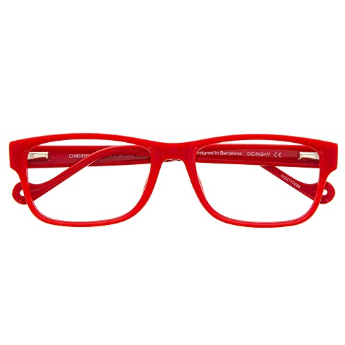 DIDINSKY Blaulichtfilter Brille für Damen und Herren. Blaufilter Brille mit stärke oder ohne sehstärke für Gaming oder Pc. Acetate Tempel und Blendschutzgläser. Cherry +1.5 – DIHIDDEN von DIDINSKY