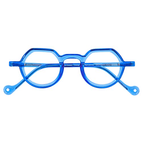 DIDINSKY Blaulichtfilter Brille für Damen und Herren. Blaufilter Brille mit stärke oder ohne sehstärke für Gaming oder Pc. Acetate Tempel und Blendschutzgläser. Klein +3.0 – DIGRECCO von DIDINSKY