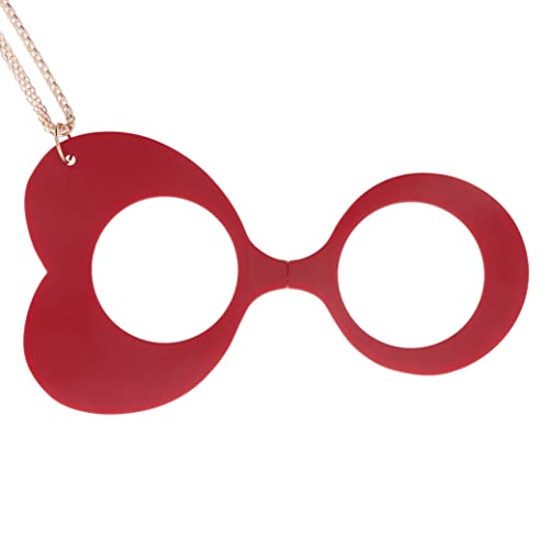 DIDINSKY Brille oder Leselupe. Anhänger mit Kette erhöhen. Faltbares Fernglas ohne Koteletten für Damen und Herren. Red +2.0 - MUSA HEART DIDINSKY Brille oder Leselupe. Anhänger mit Kette erhöhen. Faltbares Fernglas ohne Koteletten für Damen und Herren. Red +2.0 - MUSA HEART von DIDINSKY