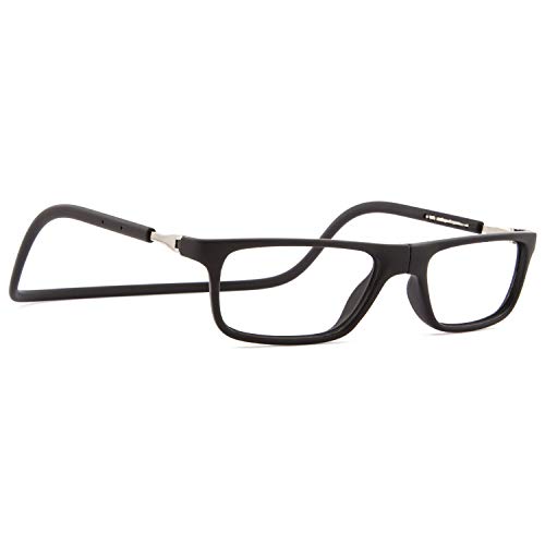 DIDINSKY FARADAY Presbyopie-Brille mit Magnet und Blaulichtfilter, magnetische Lesebrille für Damen und Herren, blendfreie Gläser, 8 Farben und 5 Graduierungen, Havanasquare, 2 von DIDINSKY