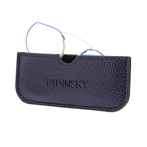 DIDINSKY Lesebrille für Damen und Herren Randlose. Blaulicht das Computerleser blockiert. Unzerbrechliche Anti-Glare-Brille im Taschenformat. Blue +2.0 - HERMITAGE ROUND DIDINSKY Lesebrille für Damen und Herren Randlose. Blaulicht das Computerleser blockiert. Unzerbrechliche Anti-Glare-Brille im Taschenformat. Blue +2.0 - HERMITAGE ROUND von DIDINSKY
