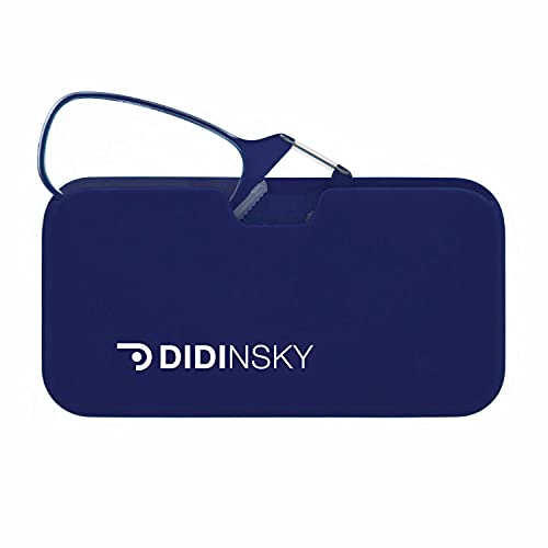 DIDINSKY Lesebrille für Damen und Herren Transparent. Kompakte leichte randlose brillen. Brillengestelle für damen und herren irormphiblen. Lesehilfe Retro. Indigo +2.0 - MOMA von DIDINSKY