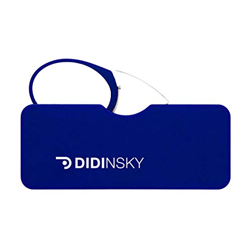 DIDINSKY Lesebrille für Damen und Herren Transparent. Kompakte leichte randlose brillen. Brillengestelle für damen und herren. Lesehilfe Retro. Indigo +1.0 - ORSAY von DIDINSKY