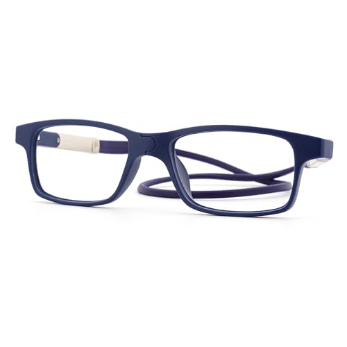 DIDINSKY Lesebrille mit Magnet und Anti-Blaulicht-Filter. Magnetische Lesebrille mit Sehstärke für Männer und Frauen und entspiegelten Gläsern. (Indigo, 3, x, ARKEN) von DIDINSKY