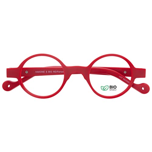 DIDINSKY Presbyopie Lesebrille oder Presbyopie Anti Blaulicht Anti Blaulicht für Männer und Frauen. Rubber Touch, flexible Bügel und entspiegelte Gläser. Cherry +3.0 - HAKONE BIO von DIDINSKY