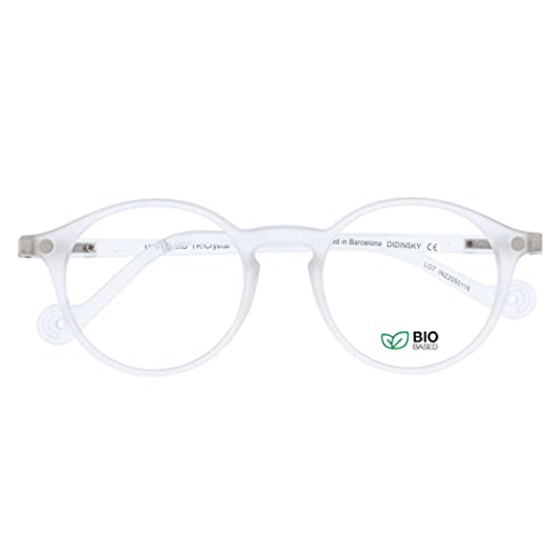 DIDINSKY Presbyopie Lesebrille oder Presbyopie Anti Blaulicht Anti Blaulicht für Männer und Frauen. Rubber Touch, flexible Bügel und entspiegelte Gläser - UFFIZI BIO (Smoke, 3, x) von DIDINSKY