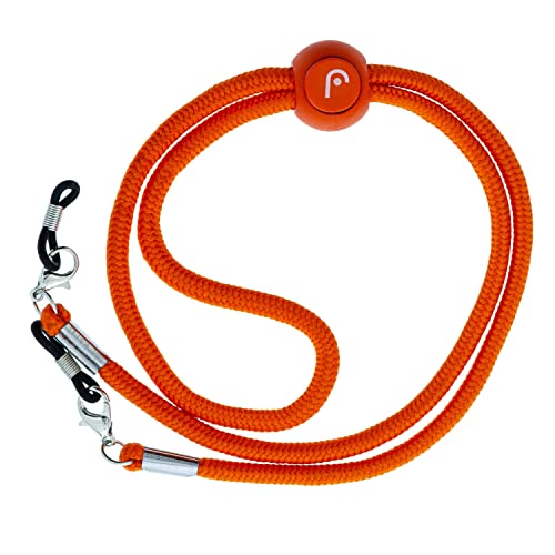 DIDINSKY Strapazierfähiges Nylon-Lesebrillenband. Einstellbare Länge mit Blockierclip. Carrot - STRAPS von DIDINSKY