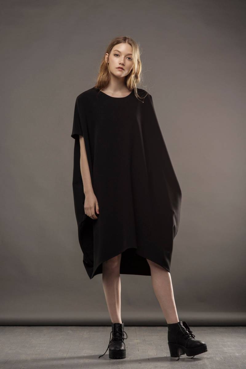 Abendkleid/Kleid Schwarzes Formelles Hochzeitsgast /Midi Übergröße Cocktailkleid Partykleid von DIDRESS