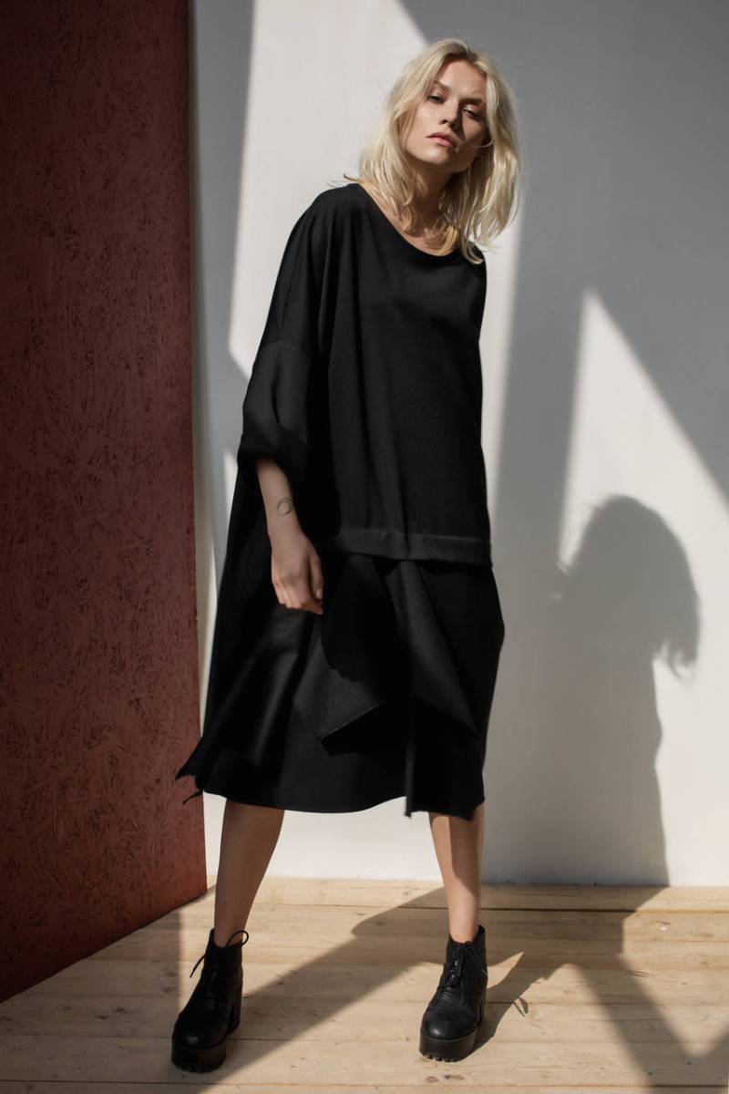 Formelle Kleidung/Kleid in Übergröße Schwarzes Cocktailkleid Oversized Goth Plus Größe Kostüm von DIDRESS
