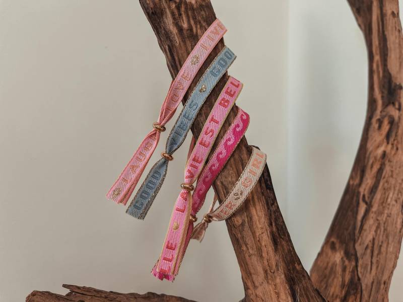 statement Armband Mit Schiebeperle | Festivalarmband Freundschaftsarmband Sommerliches Accessoire von DIEHOLZBOX