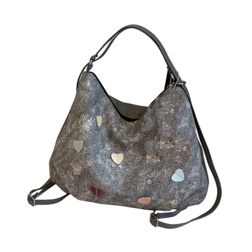 DIEKE Lässige Handtasche Elegante Damen Schultertasche Große Kapazität Rucksack PU Unterarmtaschen Für Arbeit Schule Und Outdoor Verstellbarer Riemen Tasche, dunkelbraun, One Size DIEKE Lässige Handtasche Elegante Damen Schultertasche Große Kapazität Rucksack PU Unterarmtaschen Für Arbeit Schule Und Outdoor Verstellbarer Riemen Tasche, dunkelbraun, One Size von DIEKE