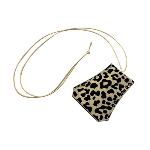 DIEKE Modische Halskette mit Leopardenmuster, tragbares Schmuck-Accessoire, um jedem Outfit Eleganz zu verleihen, Freizeitkleidung, modische Damen-Halskette, Einheitsgröße, Wie beschrieben, Wie von DIEKE