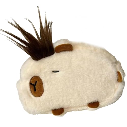 DIEKE Modisches Federmäppchen mit Capybaras-Motiv, robustes Plüsch-Federmäppchen, praktische, weiche Aufbewahrungslösung, Zubehör für den täglichen Gebrauch, Stift-Organizer, cremefarben DIEKE Modisches Federmäppchen mit Capybaras-Motiv, robustes Plüsch-Federmäppchen, praktische, weiche Aufbewahrungslösung, Zubehör für den täglichen Gebrauch, Stift-Organizer, cremefarben von DIEKE