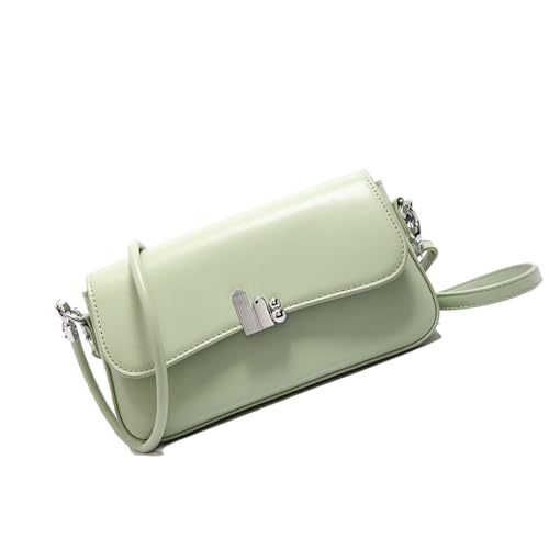 DIEKE Trendige Damen Umhängetasche PU Leder Crossbody Handtasche Verstellbarer Riemen Stilvolle Unterarmtasche für einen modischen Look Verstellbarer Riemen Geldbörse, grün, One Size von DIEKE