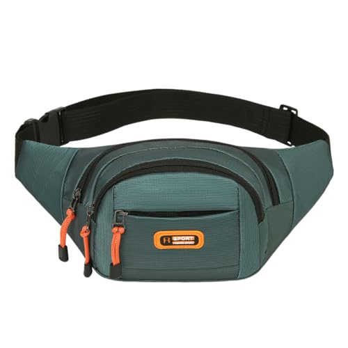 Hüfttasche für Outdoor-Enthusiasten mit verstellbarem Gürtel und reichlich Stauraum, Umhängetasche, Brusttasche, verschleißfeste Hüfttaschen, grün, Mass Beauty von DIEKE