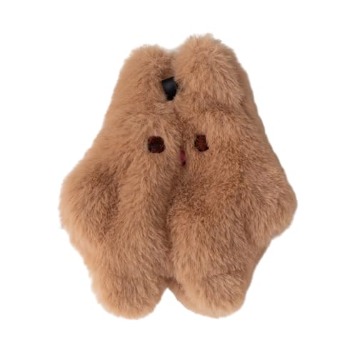 Modische Kaninchen-Geldbörse für Damen, Plüsch-Münzbeutel mit Karte, organisierte Kulturbeutel, Aufbewahrungstasche, Make-up-Koffer, Reise-Kosmetiktasche, Kaffeebraun, Mass Beauty Modische Kaninchen-Geldbörse für Damen, Plüsch-Münzbeutel mit Karte, organisierte Kulturbeutel, Aufbewahrungstasche, Make-up-Koffer, Reise-Kosmetiktasche, Kaffeebraun, Mass Beauty von DIEKE