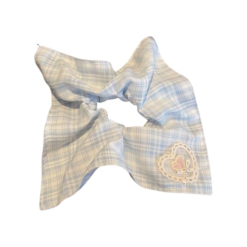 Modischer blauer Kirschen-Haargummi, eleganter Kopfschmuck bietet Komfort und Stil für moderne Frauen von DIEKE