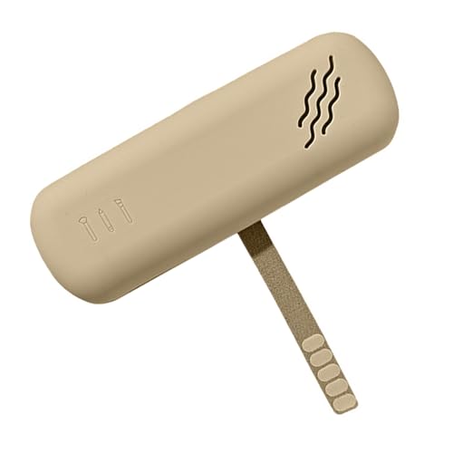 Reise-Make-up-Pinselhalter, Make-up-Tasche, Kosmetiktasche, Kulturbeutel, Make-up-Pinsel-Geldbörse für Zuhause, Kosmetikpinselhalter, Reiseetui, Silikon-Geldbörse, khaki, Mass Beauty von DIEKE