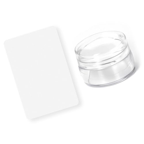 Transparentes Silikon-Nagel-Stempel-Set für einfache Reinigung und Anpassung für Maniküre-Enthusiasten zu Hause und im Salon von DIEKE