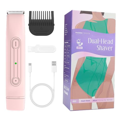 Wiederaufladbare Bikinis Linie Trimmer Für Frauen Wasserdichte Nass Trockene Verwendung Ergonomischer Körper Haarentferner Rasiergerät von DIEKE
