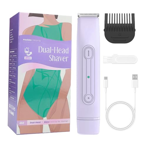 Wiederaufladbare Bikinis Linie Trimmer Für Frauen Wasserdichte Nass Trockene Verwendung Ergonomischer Körper Haarentferner Rasiergerät von DIEKE