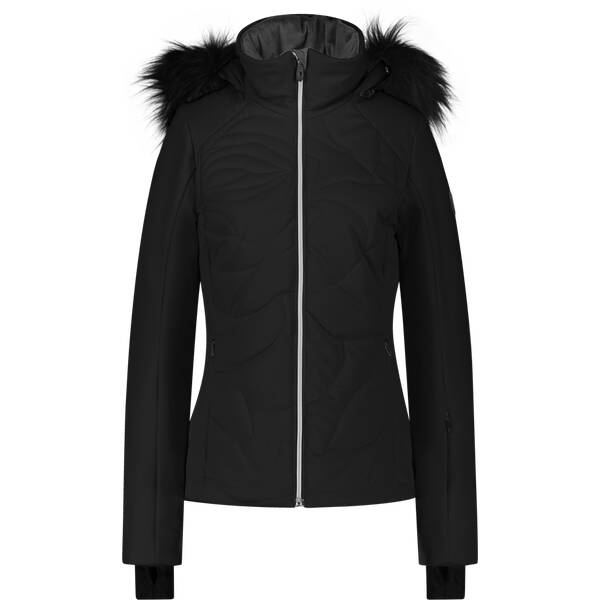 DIELSPORT Damen Funktionsjacke LILI - WOMEN'S SKI JACKET WITH DETACHABLE FAUX FUR - SLIM FIT, SEMILONG von DIELSPORT