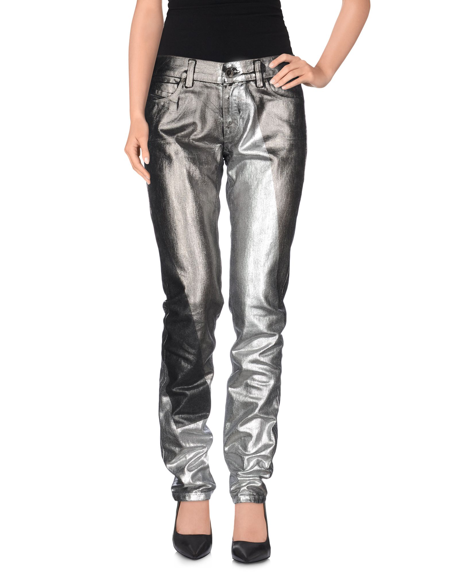 DIESEL BLACK GOLD Jeanshose Damen Silber von DIESEL BLACK GOLD