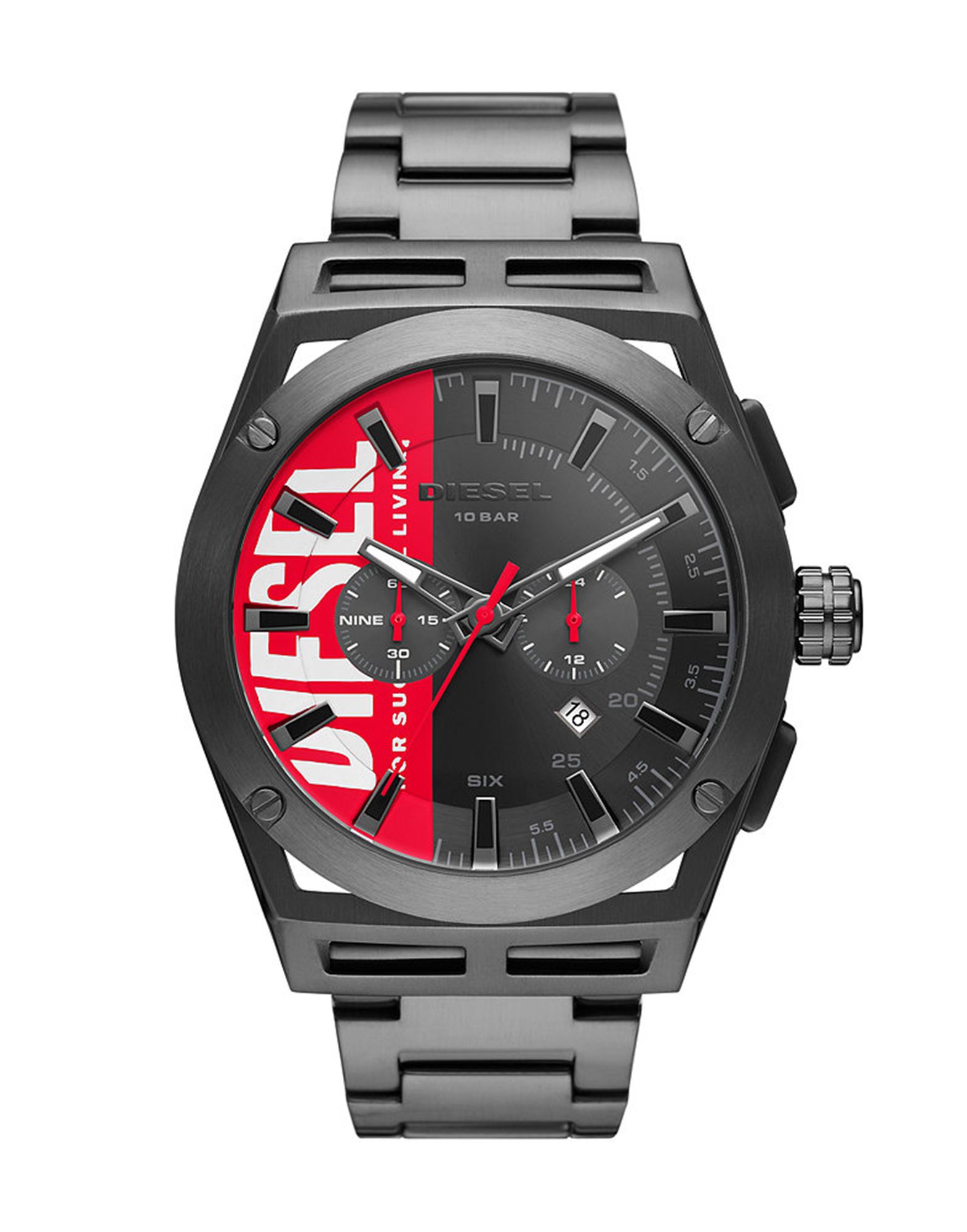 DIESEL Armbanduhr Herren Silber von DIESEL