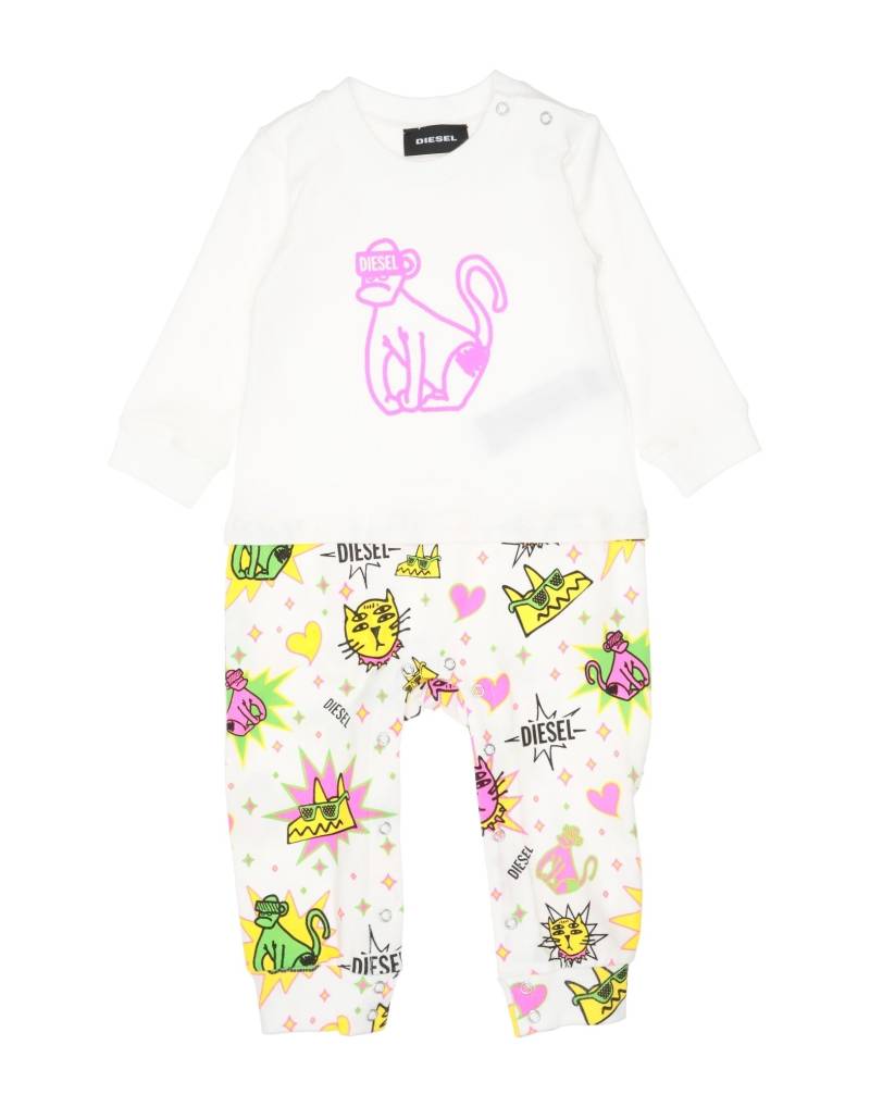 DIESEL Babystrampler & -latzhosen Kinder Weiß von DIESEL