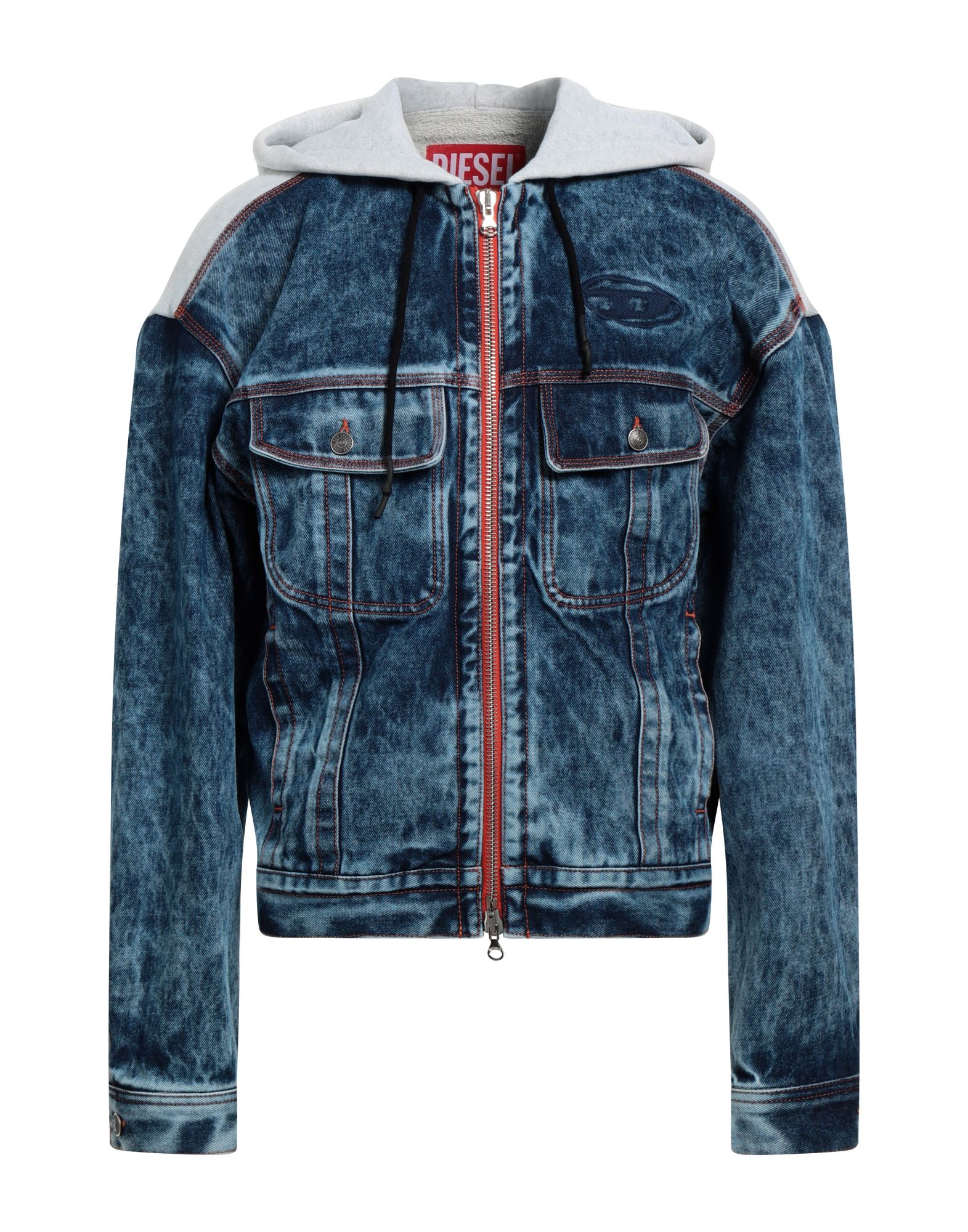 DIESEL Jeansjacke/-mantel Herren Blau von DIESEL