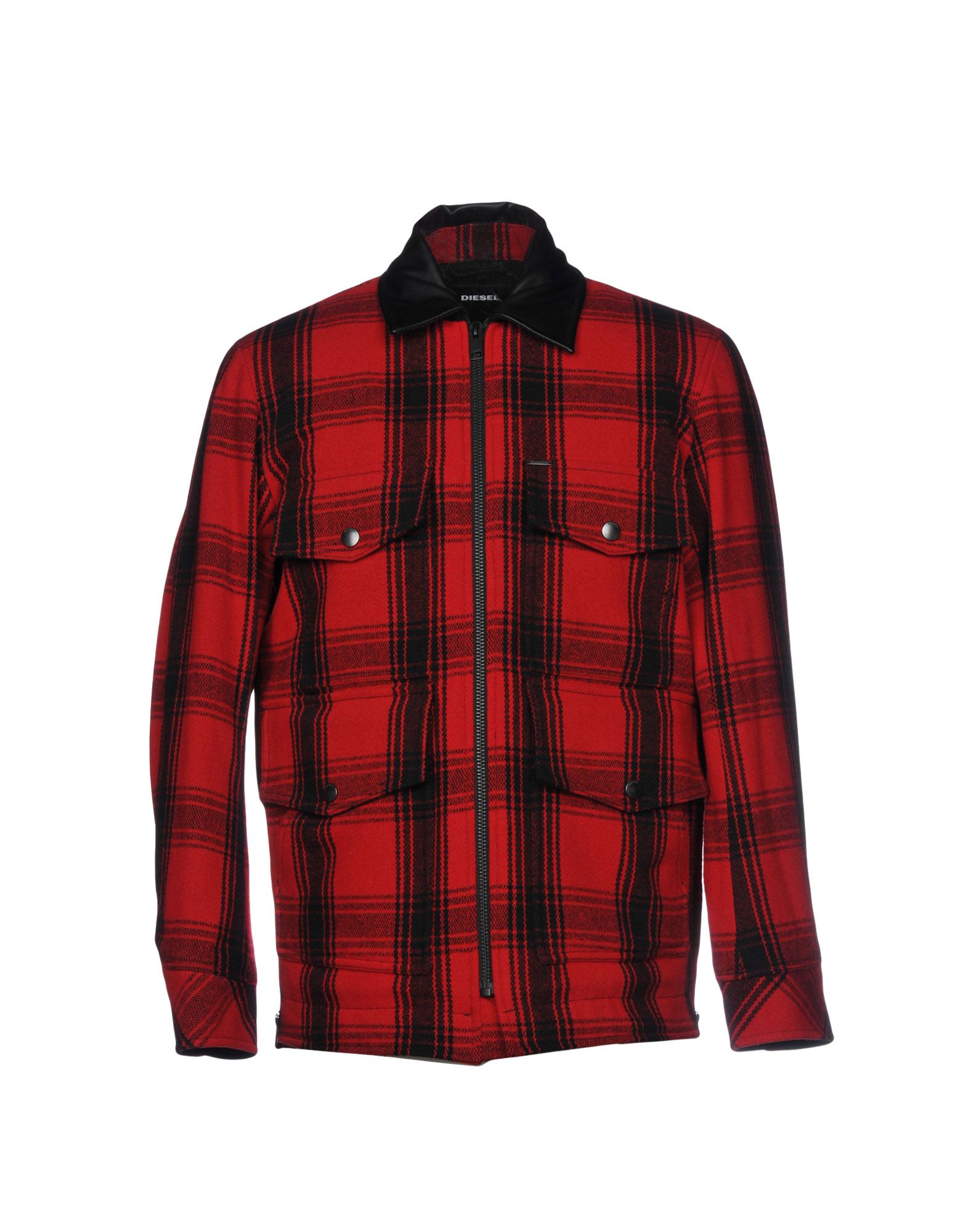 DIESEL Jacke & Anorak Herren Rot von DIESEL