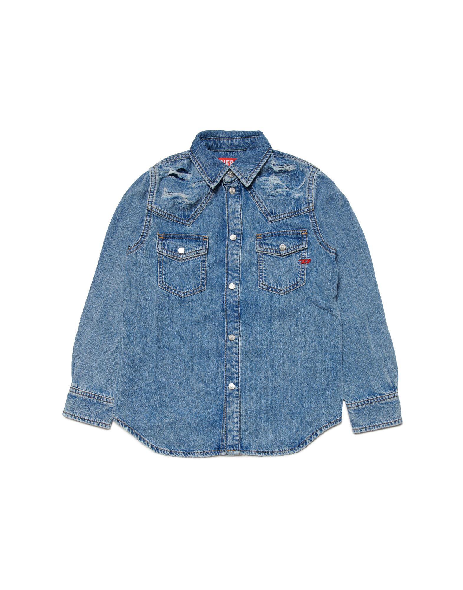 DIESEL Jeanshemd Kinder Himmelblau von DIESEL