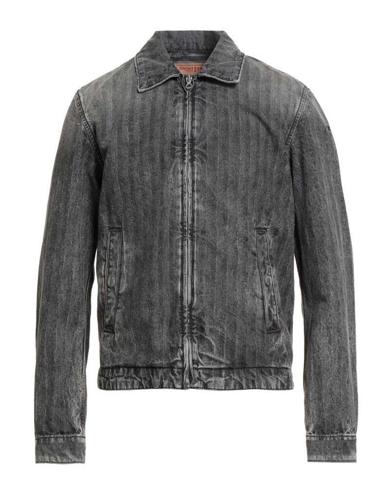 DIESEL Jeansjacke/-mantel Herren Braungrau von DIESEL