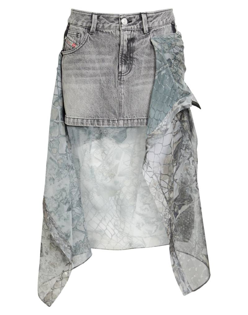 DIESEL Jeansrock Damen Grau von DIESEL