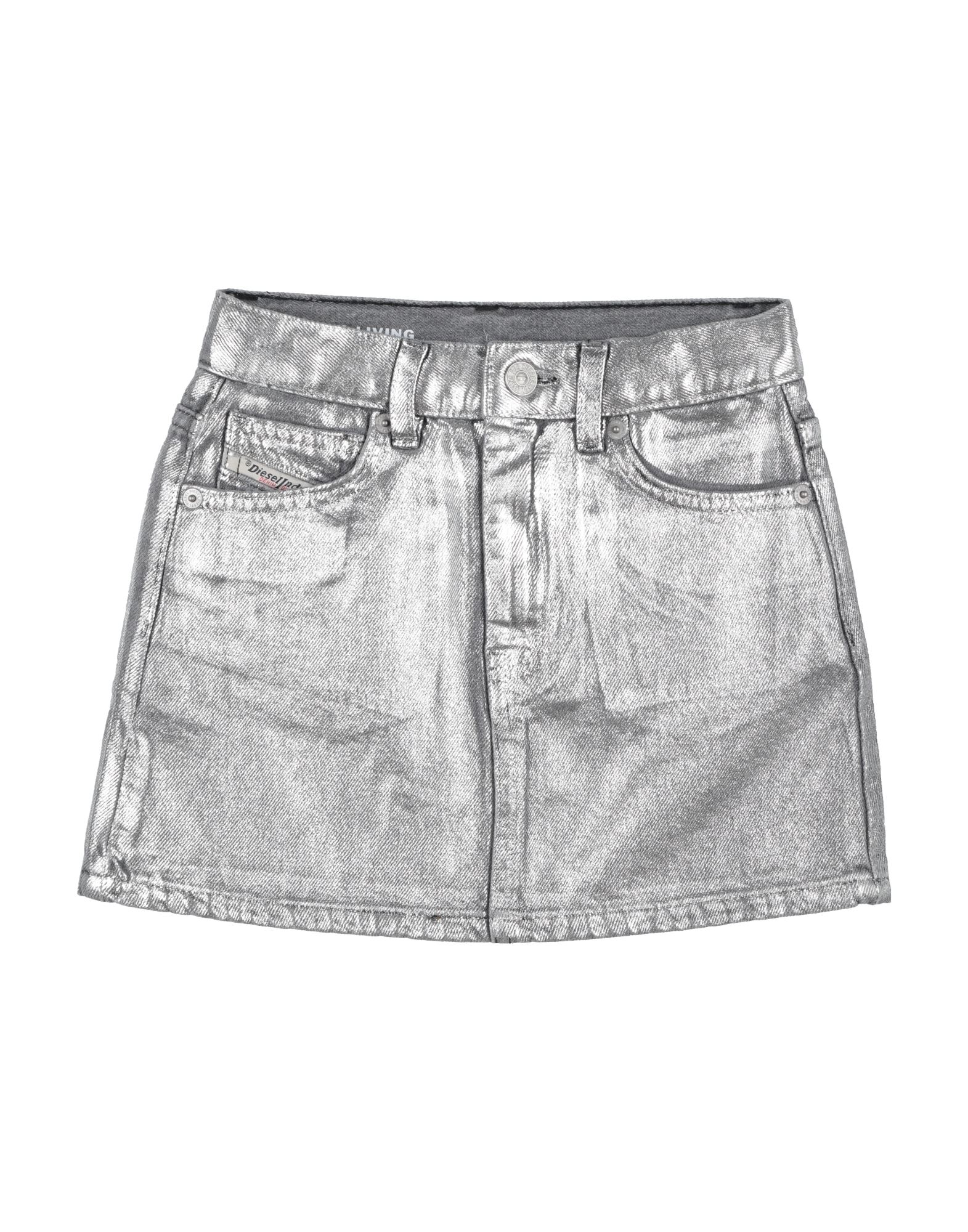 DIESEL Jeansrock Kinder Silber von DIESEL