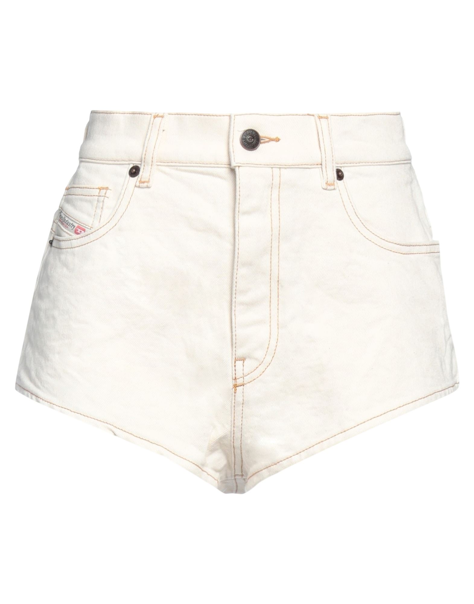 DIESEL Jeansshorts Damen Elfenbein von DIESEL