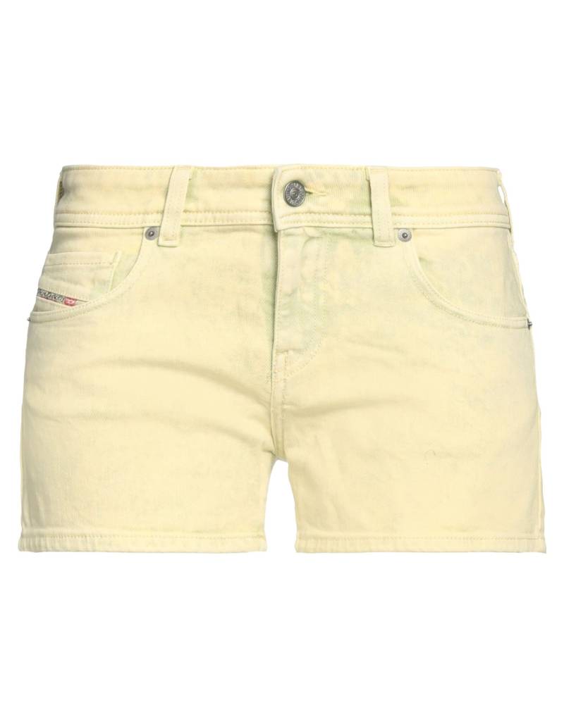 DIESEL Jeansshorts Damen Hellgelb von DIESEL