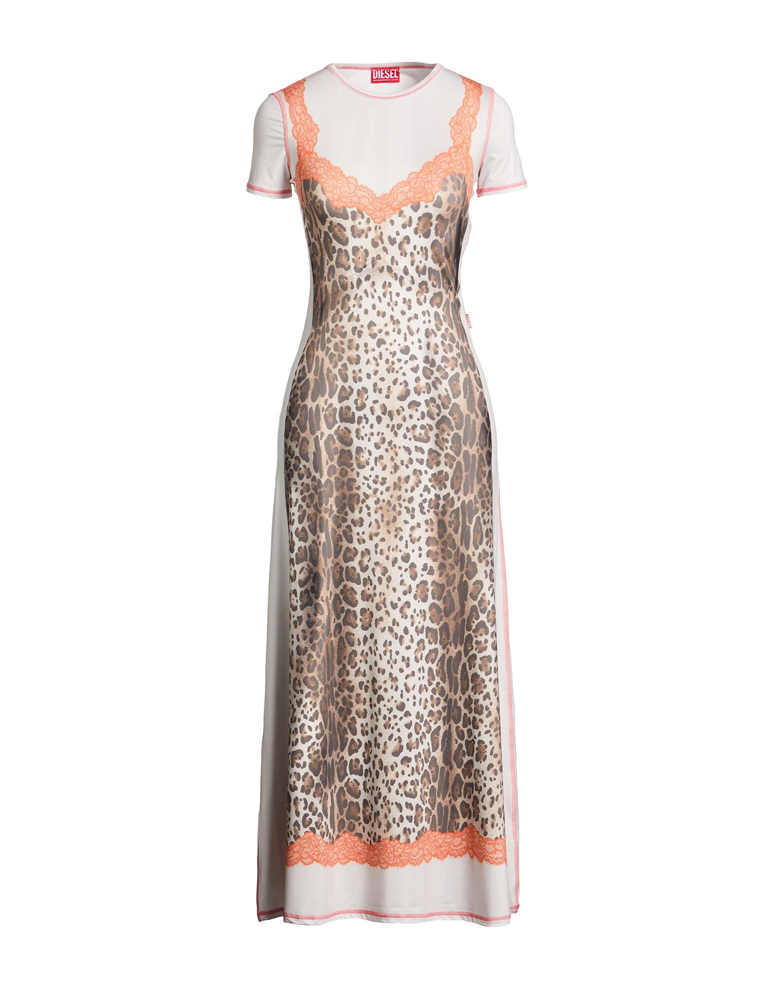 DIESEL Maxi-kleid Damen Hellgrau von DIESEL