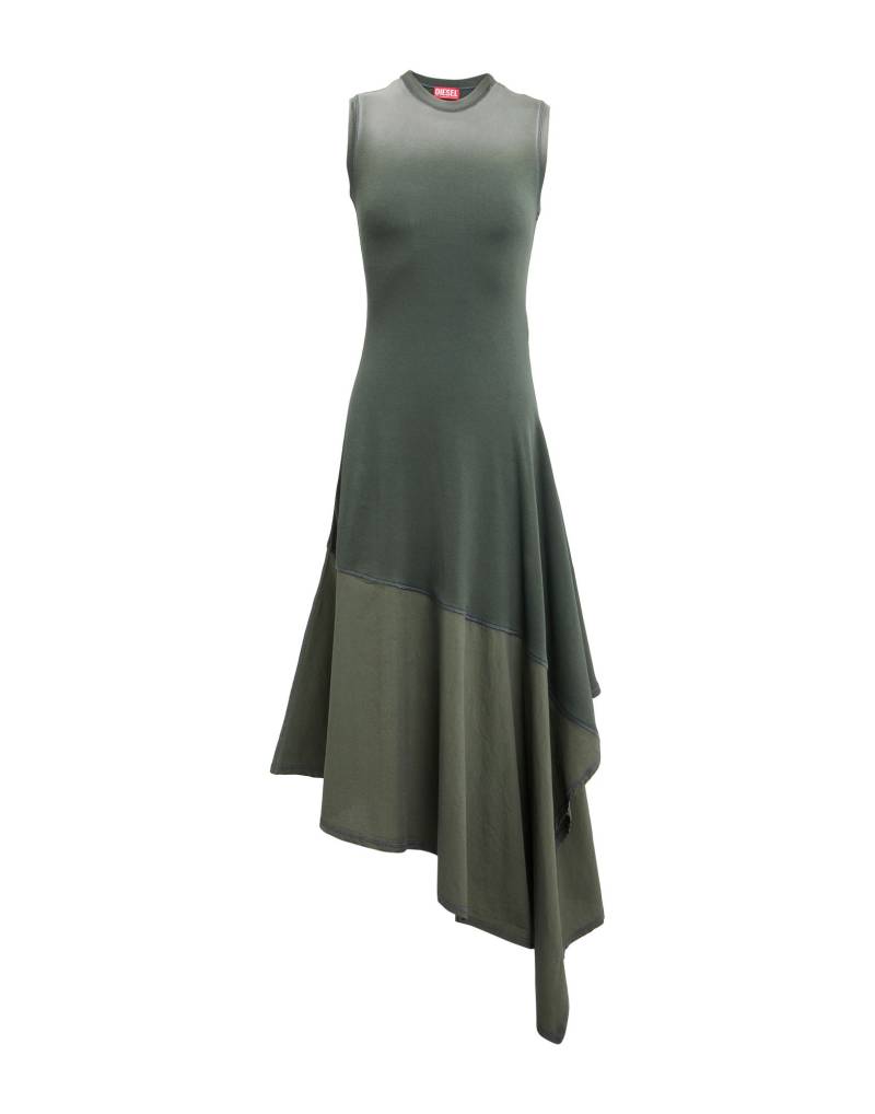DIESEL Maxi-kleid Damen Militärgrün von DIESEL